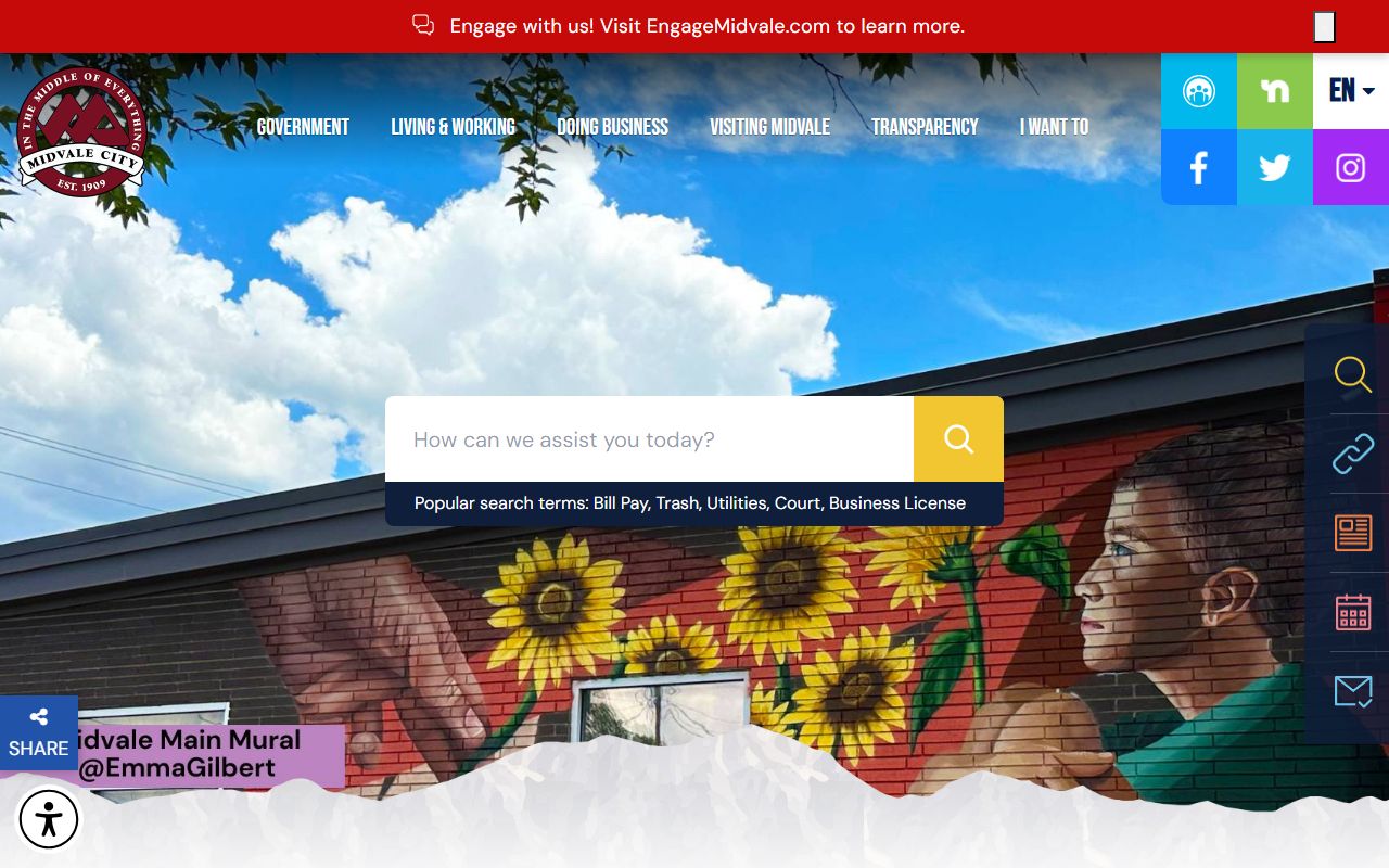 Midvale City official website