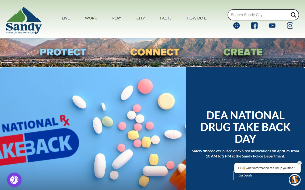 Sandy city official website for unclaimed money local resources