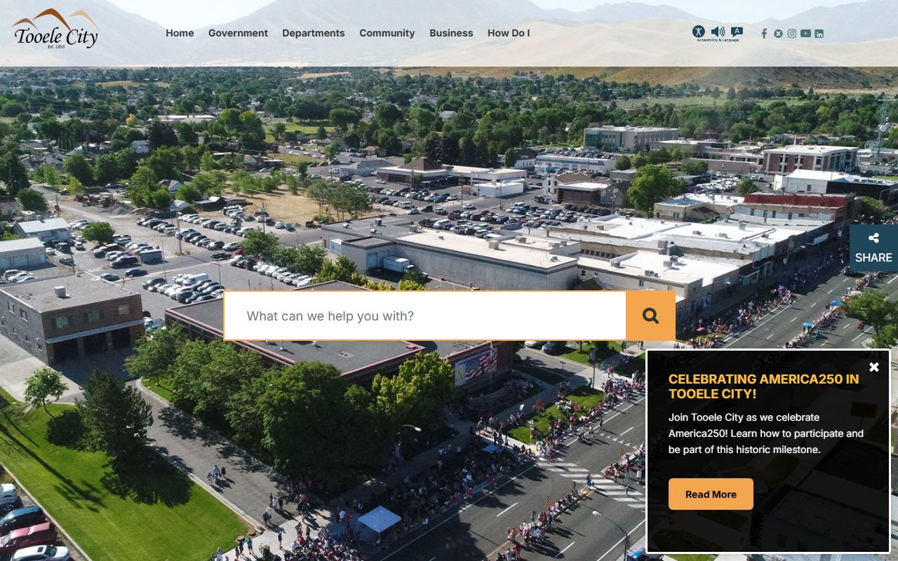 Tooele City official website for local resources related to Tooele unclaimed money