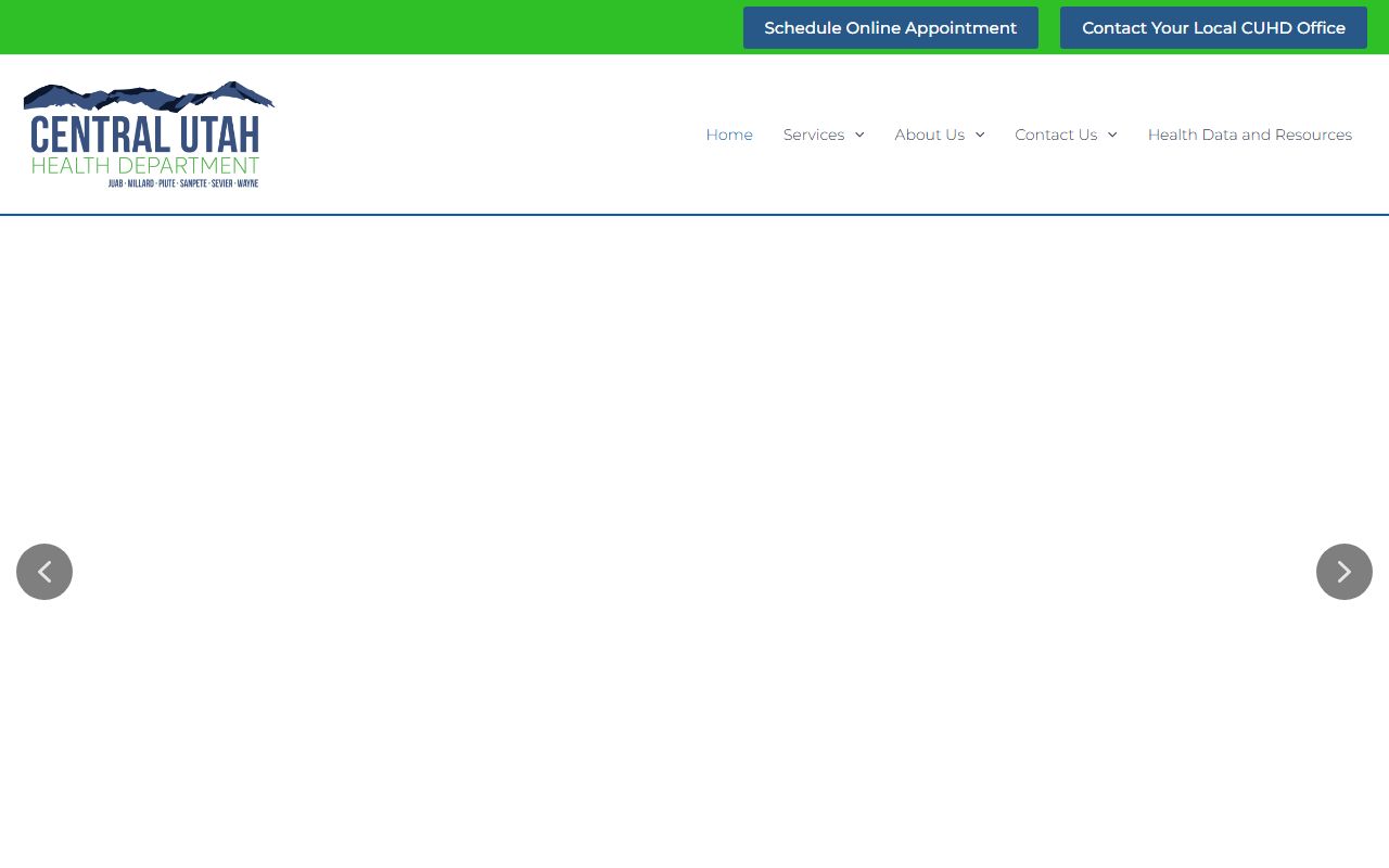 Central Utah Public Health Department serving Sanpete County residents with vital records