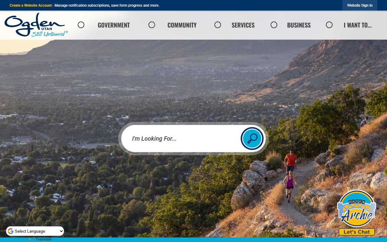 Ogden City official website - county seat and largest city of Weber County