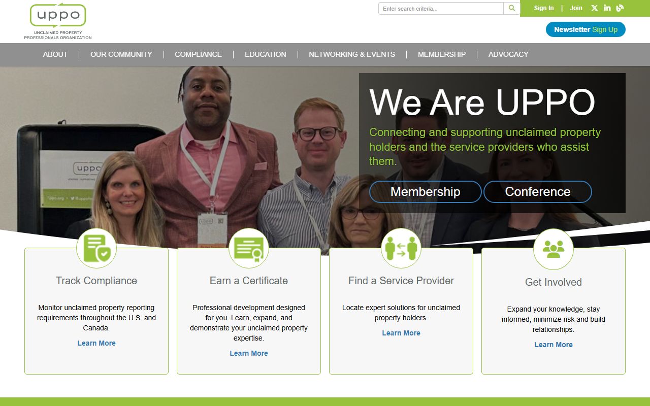 UPPO Unclaimed Property Professionals Organization Utah reporting guide